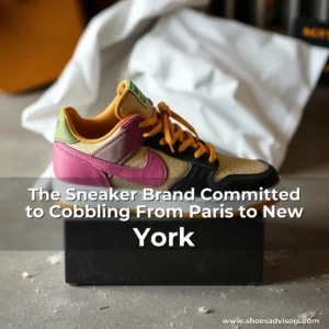Artistic representation for The Sneaker Brand Committed to Cobbling From Paris to New York