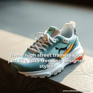 Artistic representation for These high street trainers look just like 2025 trending designer styles