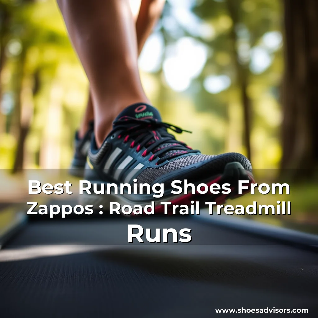 Artistic representation for Best Running Shoes From Zappos : Road Trail Treadmill Runs