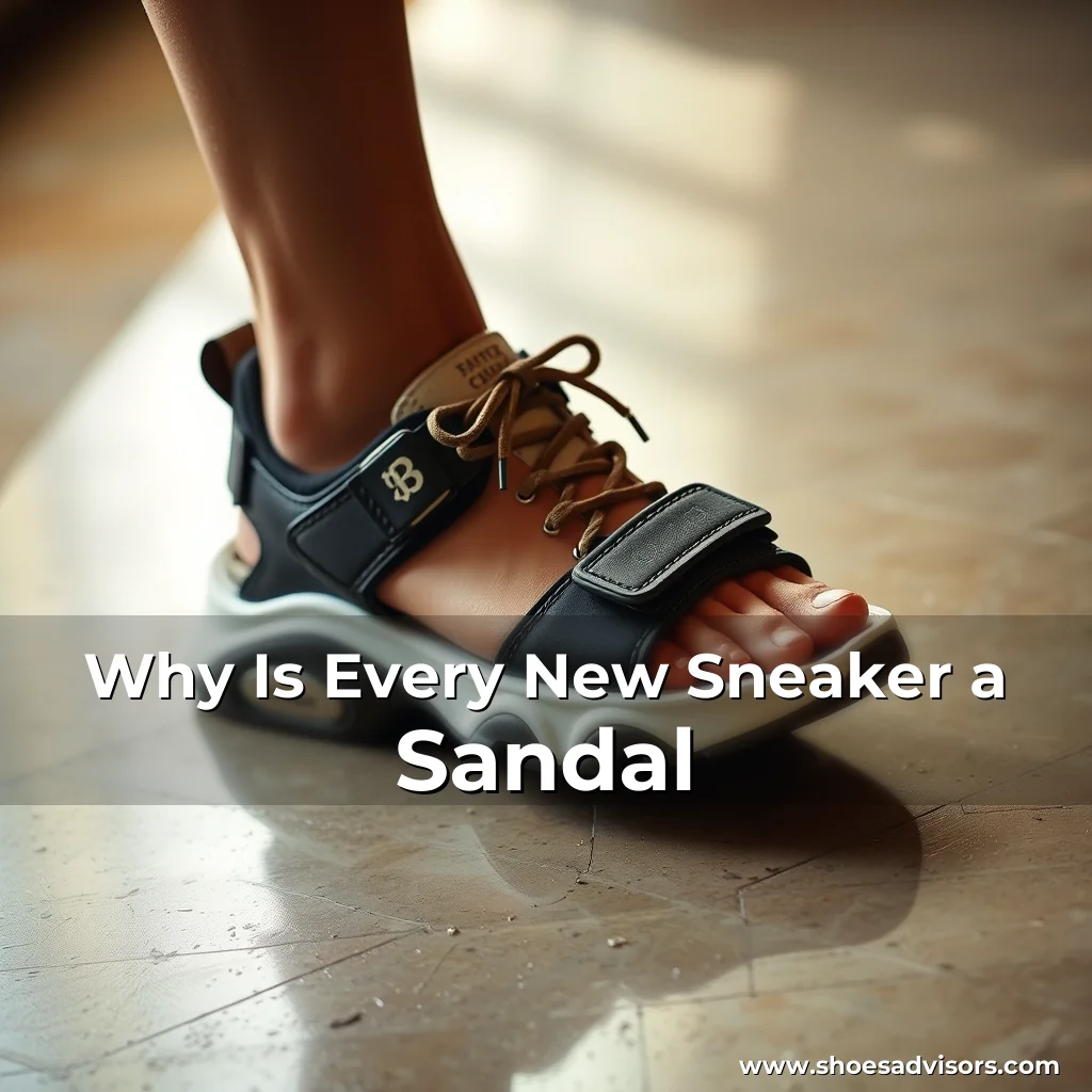 Artistic representation for Why Is Every New Sneaker a Sandal