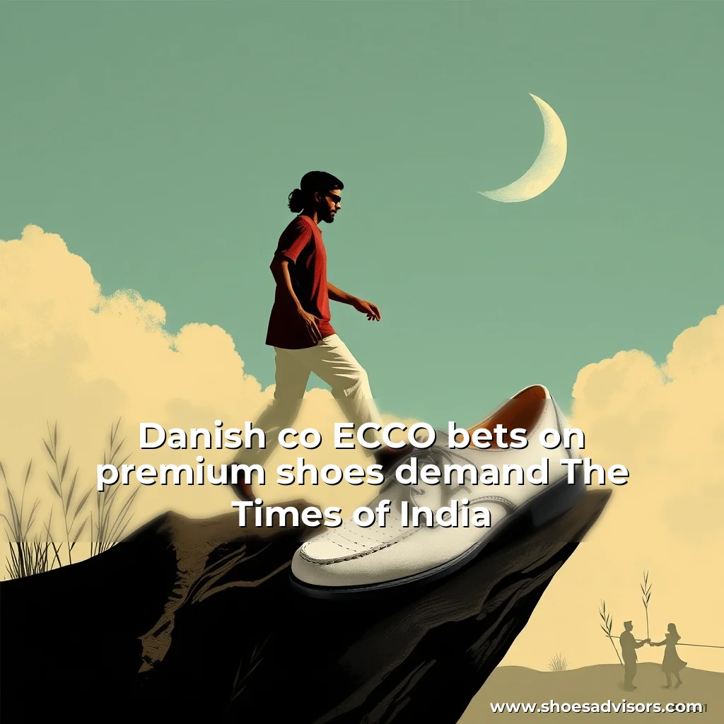 Artistic representation for Danish co ECCO bets on premium shoes demand The Times of India