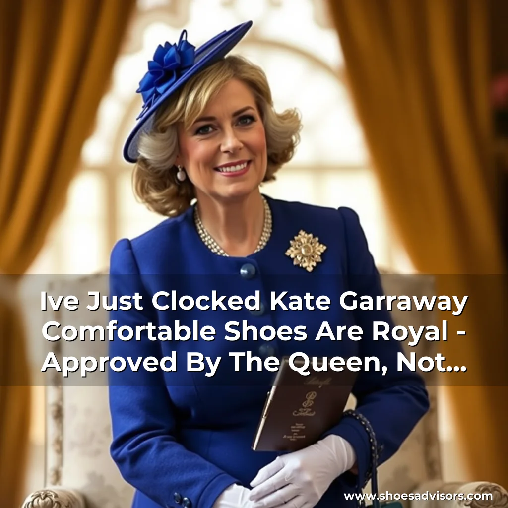 Artistic representation for Ive Just Clocked Kate Garraway Comfortable Shoes Are Royal - Approved By The Queen, Not The Royal Family, But Still A Royal Endorsement.