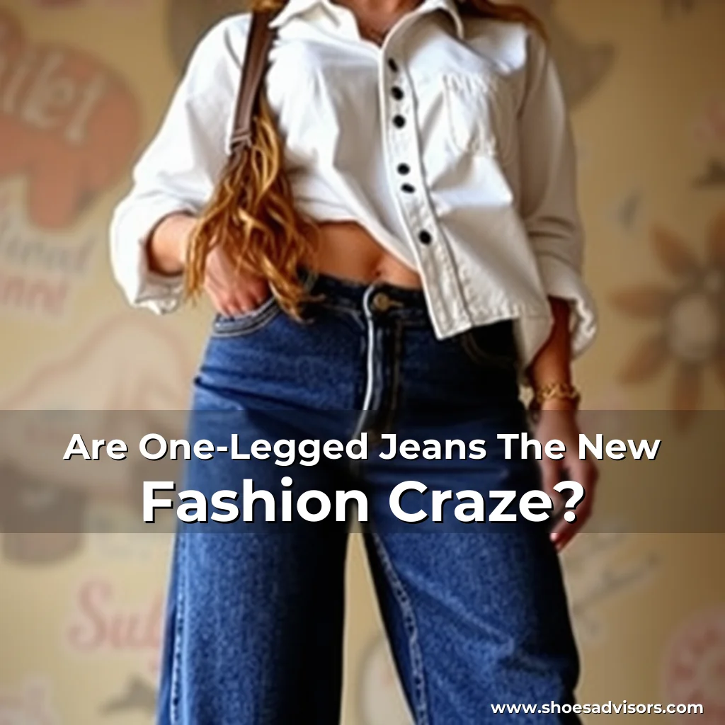Artistic representation for Are One-Legged Jeans The New Fashion Craze?