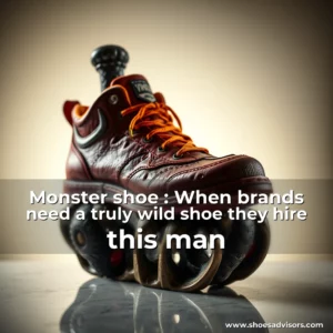 Artistic representation for Monster shoe : When brands need a truly wild shoe they hire this man