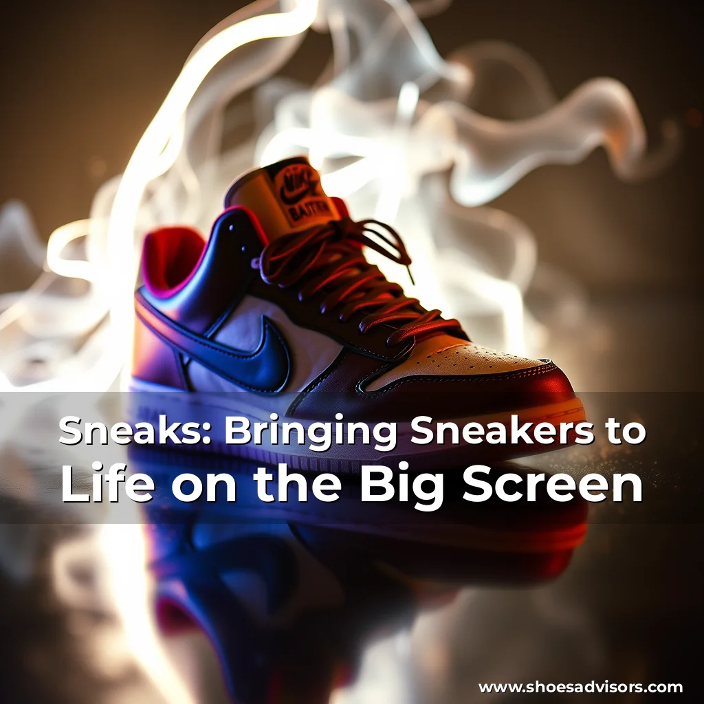 Artistic representation for Sneaks: Bringing Sneakers to Life on the Big Screen