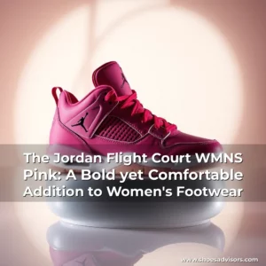 Artistic representation for The Jordan Flight Court WMNS Pink: A Bold yet Comfortable Addition to Women's Footwear