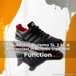 Artistic representation for The Adidas Duramo SL 2 M: A Masterclass in Athletic Style and Function