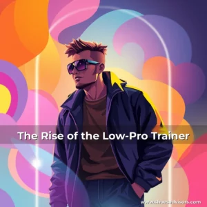 Artistic representation for The Rise of the Low-Pro Trainer