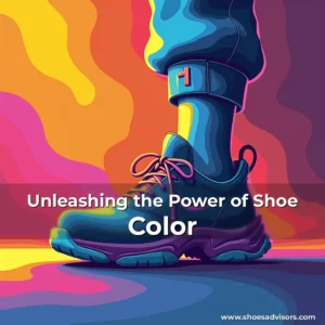 Artistic representation for Unleashing the Power of Shoe Color