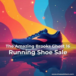 Artistic representation for The Amazing Brooks Ghost 16 Running Shoe Sale