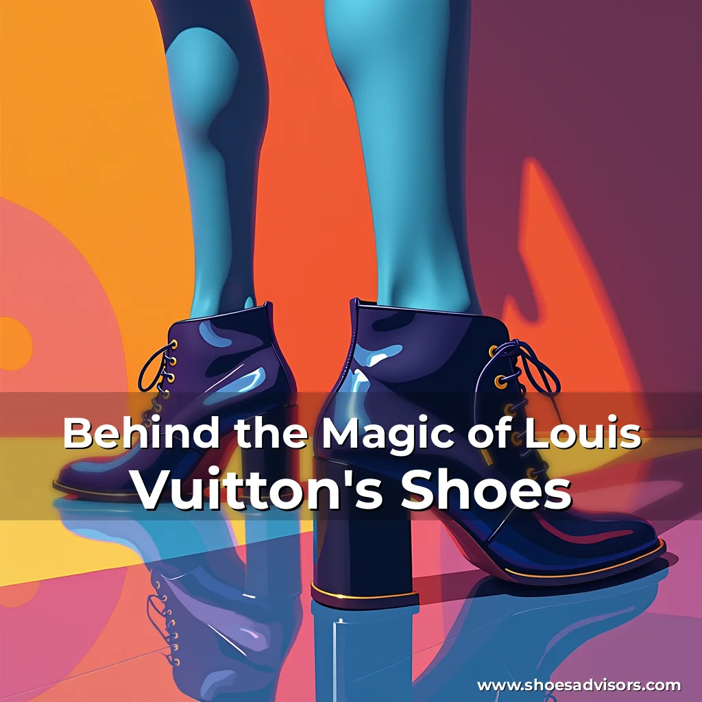 Artistic representation for Behind the Magic of Louis Vuitton's Shoes