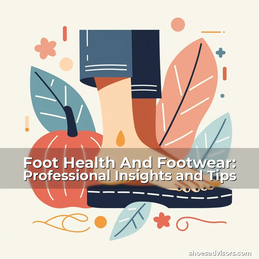 Artistic representation for Foot Health And Footwear: Professional Insights and Tips