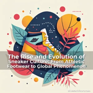 Artistic representation for The Rise and Evolution of Sneaker Culture: From Athletic Footwear to Global Phenomenon