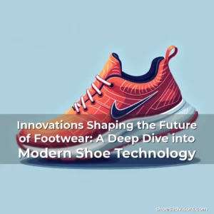 Artistic representation for Innovations Shaping the Future of Footwear: A Deep Dive into Modern Shoe Technology
