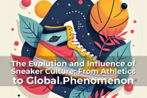 Artistic representation for The Evolution and Influence of Sneaker Culture: From Athletics to Global Phenomenon