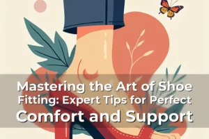 Artistic representation for Mastering the Art of Shoe Fitting: Expert Tips for Perfect Comfort and Support