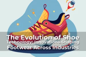 Artistic representation for The Evolution of Shoe Technology: Innovations Shaping Footwear Across Industries