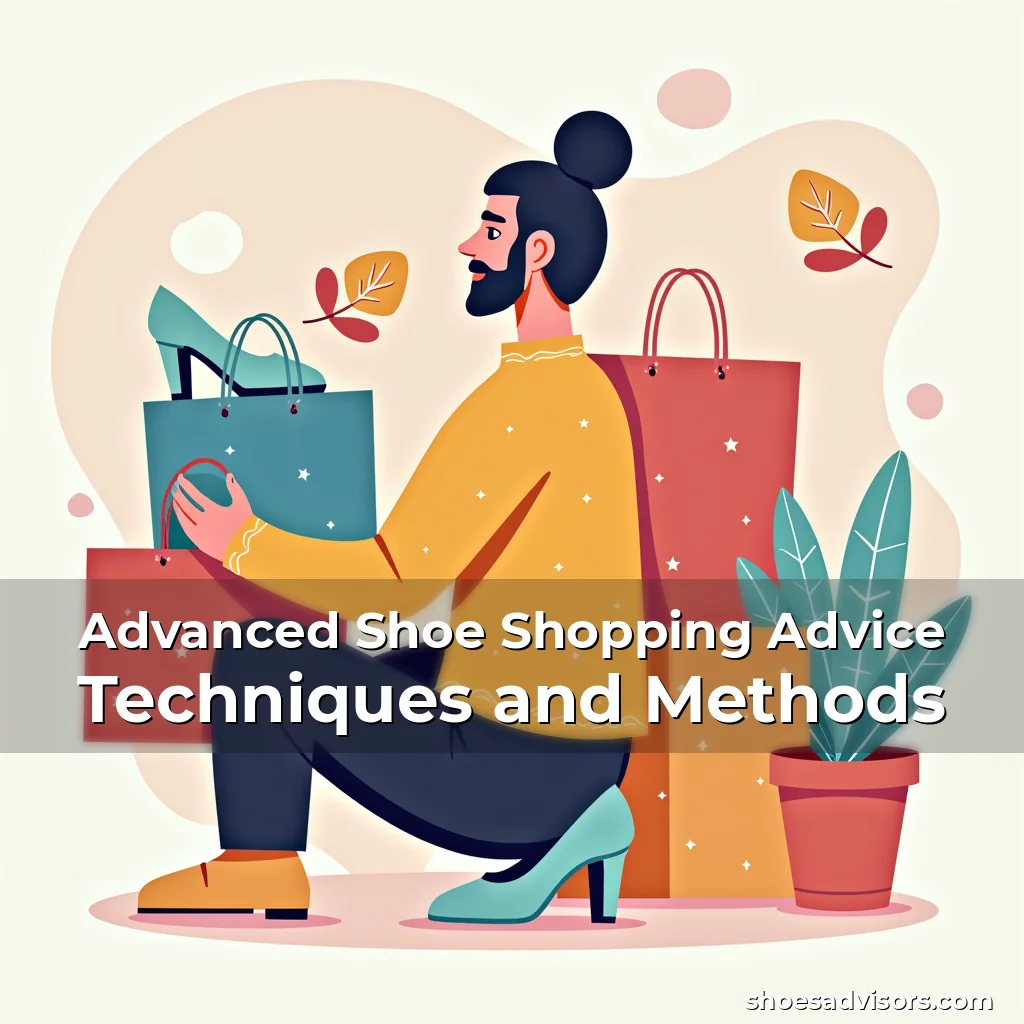 Artistic representation for Advanced Shoe Shopping Advice Techniques and Methods